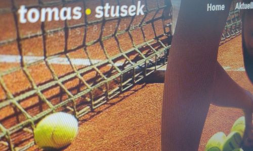 Tomas Stusek: Webauftritt für Tennistrainer Tomas Stusek