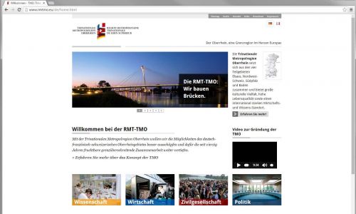 Trinationale Metropolregion Oberrhein: Mehrsprachiger Internet-Auftritt für die Trinationale Metropolregion Oberrhein