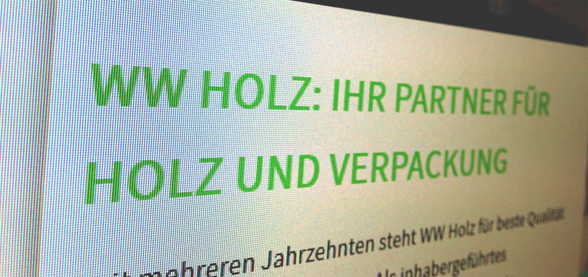 Referenz Webdesign: WW Holz Filderstadt